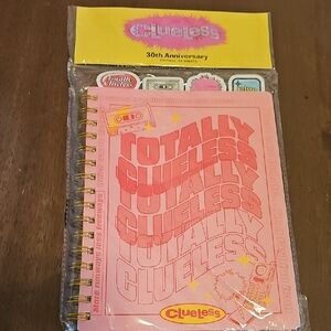Nwt Clueless 30th Anniversary Spiral Notebook